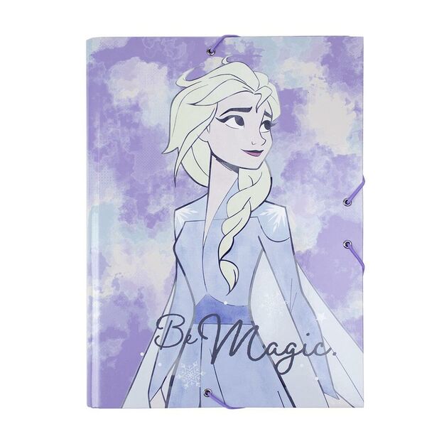 Aplankas Frozen Be Magic A4 Alyvinė (24 x 34 x 4 cm)