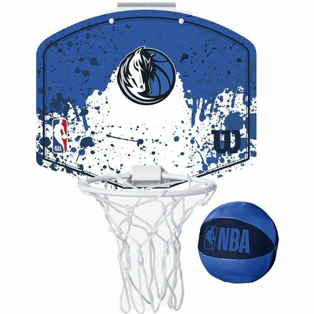 Krepšinio krepšys Wilson Dallas Mavericks Mini Mėlyna