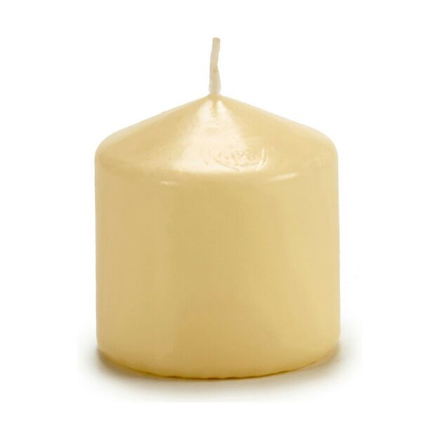 Žvakė 7 x 7,8 x 7 cm Kreminė Vaškas