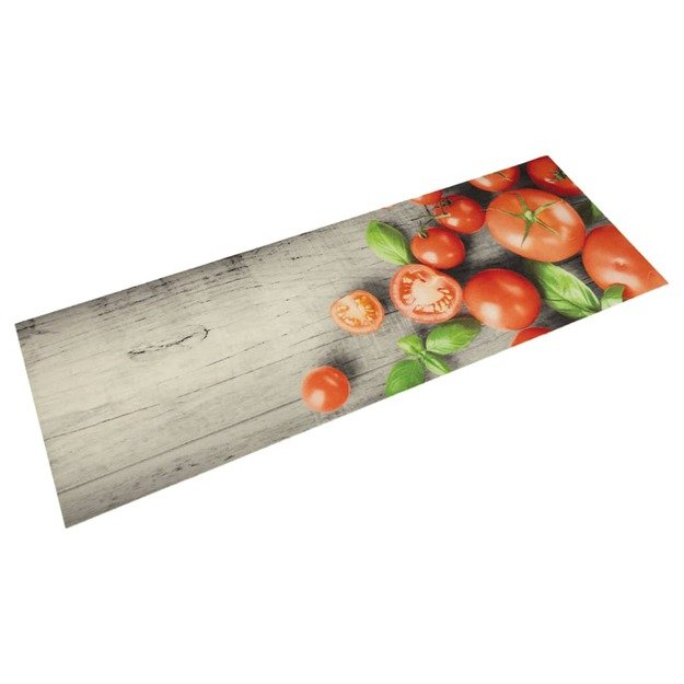 Virtuvės kilimėlis, 45x150cm, aksomas, plaunamas, pomidorai