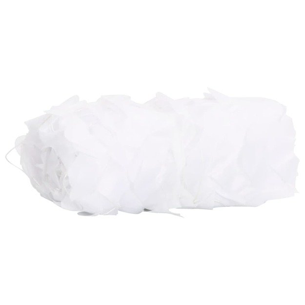 Kamufliažinis tinklas su krepšiu, baltos spalvos, 506x279cm