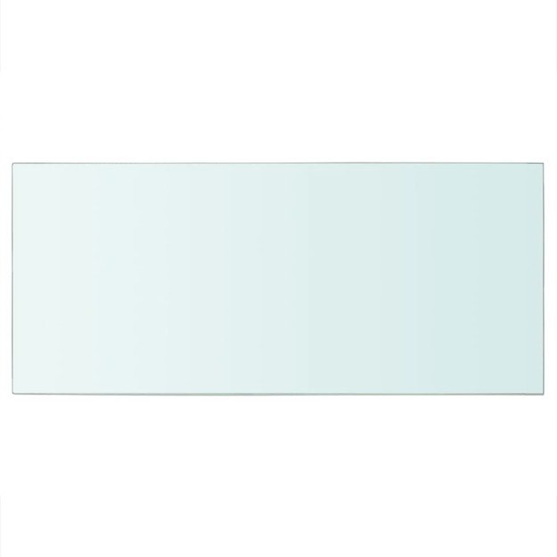 Lentynos plokštė, skaidrus stiklas, 50x25 cm