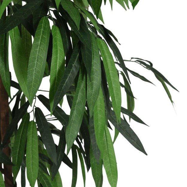Dirbtinis mango medis, žalios spalvos, 200 cm, 1050 lapų