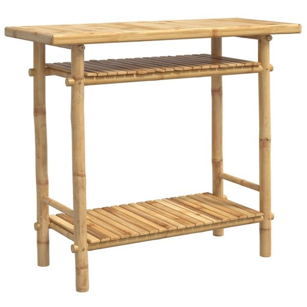 Konsolinis staliukas, 90x37x75cm, bambukas