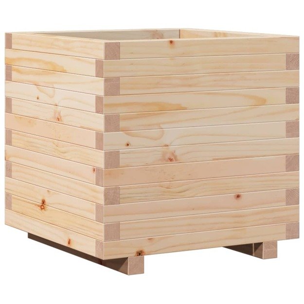 Sodo lovelis, 50x50x49,5cm, pušies medienos masyvas