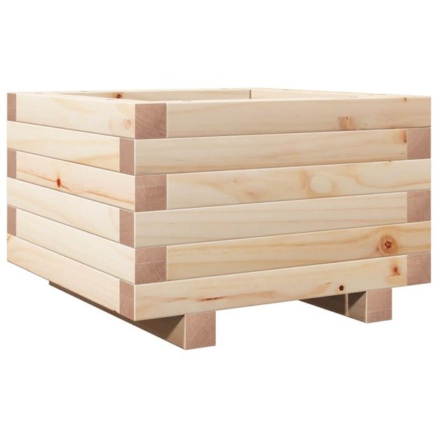 Sodo lovelis, 40x40x26,5cm, pušies medienos masyvas