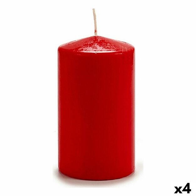 Žvakė Raudona 9 x 15 x 9 cm (4 vnt.)