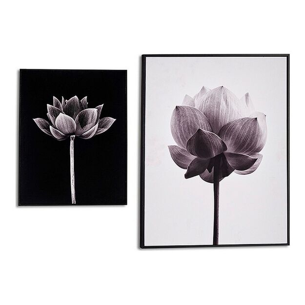 Paveikslas Gėlė drožlių plokštė (2 x 51 x 41 cm)
