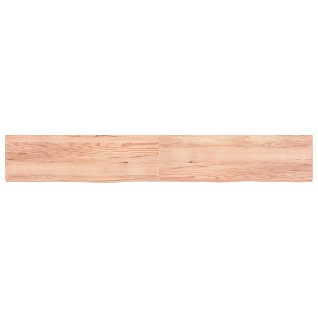 Vonios stalviršis, šviesiai rudas, 200x30x(2–4)cm, mediena
