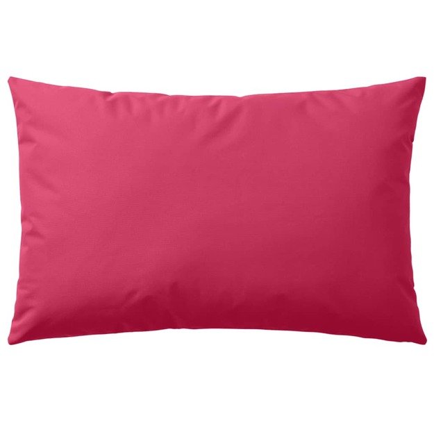 Lauko pagalvės, 2 vnt., rožinės spalvos, 60x40cm