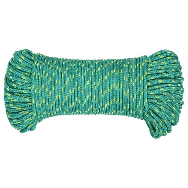 Valties virvė, žalios spalvos, 3mm, 25m, polipropilenas