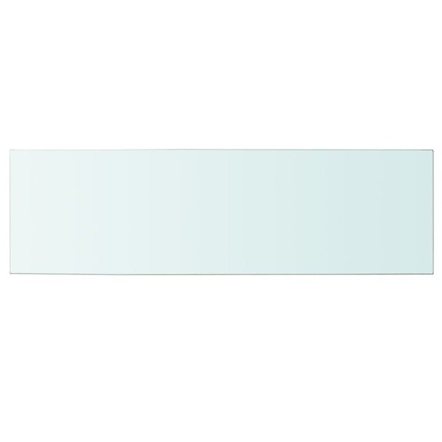 Lentynos plokštė, skaidrus stiklas, 100x30 cm
