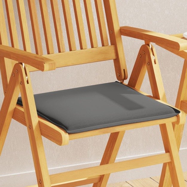 Sodo sėdynių pagalvėlės, 4vnt., antracitas, 45x45x2cm