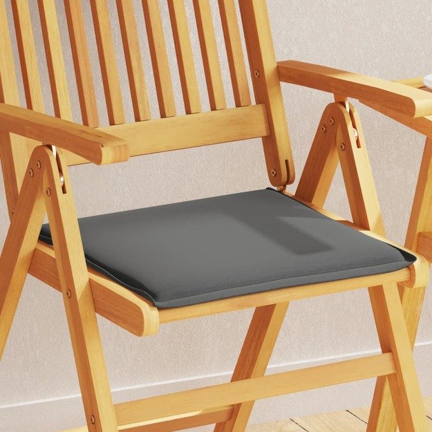 Sodo sėdynių pagalvėlės, 6vnt., antracitas, 45x45x2cm
