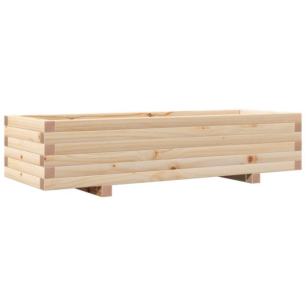 Sodo lovelis, 110x40x26,5cm, pušies medienos masyvas