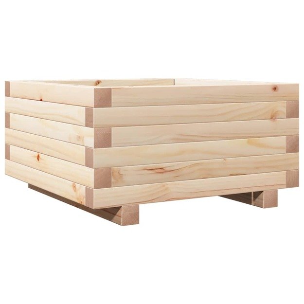Sodo lovelis, 50x50x26,5cm, pušies medienos masyvas