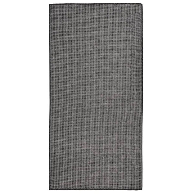Lauko kilimėlis, pilkos spalvos, 100x200cm, plokščio pynimo