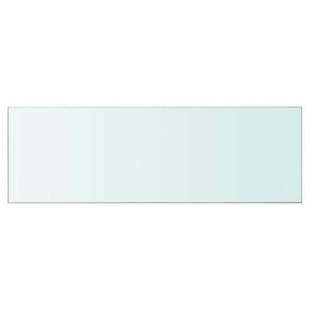 Lentynos plokštė, skaidrus stiklas, 90x30 cm