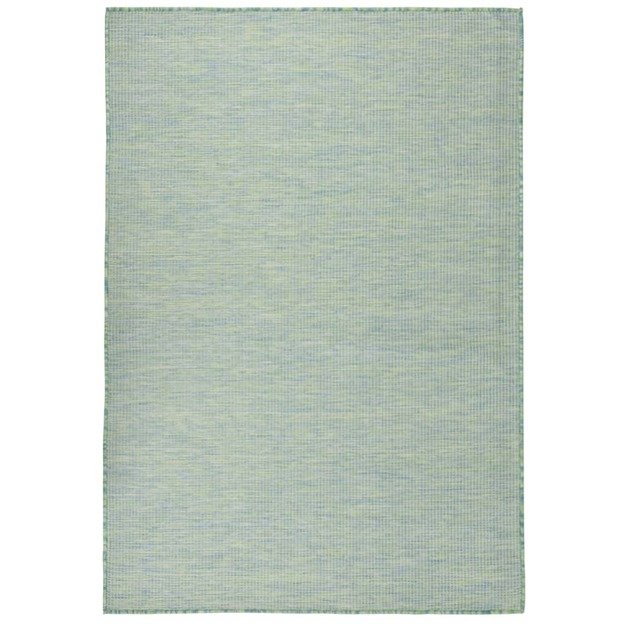 Lauko kilimėlis, turkio spalvos, 160x230cm, plokščio pynimo