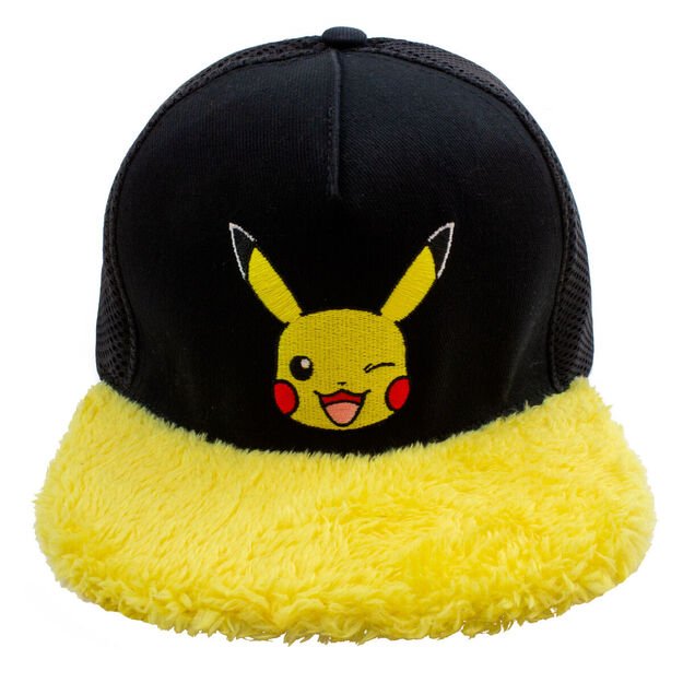 Unisex kepurė Pokémon Pikachu Wink Geltona Juoda Vienas dydis