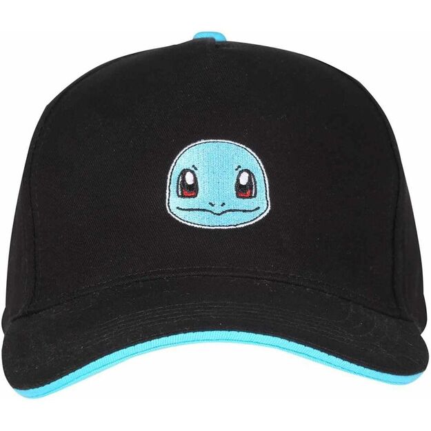 Unisex kepurė Pokémon Squirtle Badge 58 cm Juoda Vienas dydis