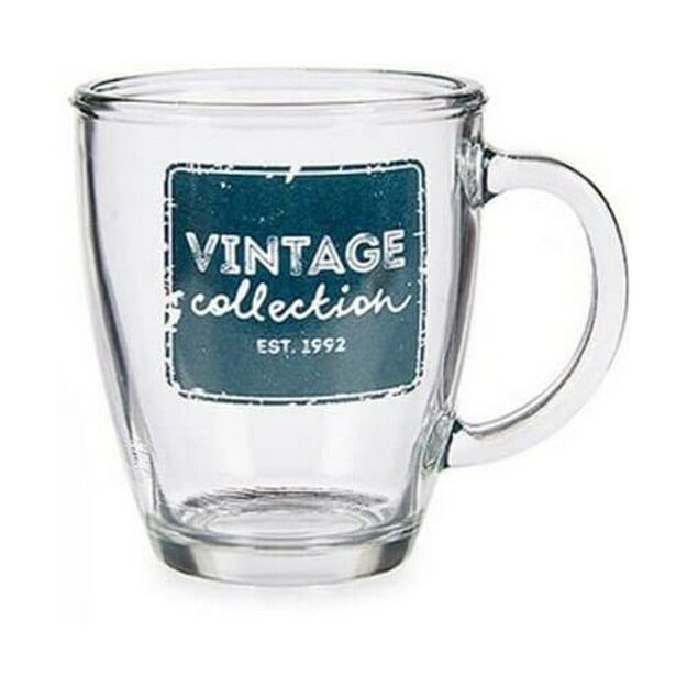 Puodelis Vintage Skaidrus stiklas 320 ml