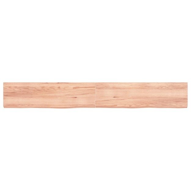 Vonios stalviršis, šviesiai rudas, 220x30x(2–6)cm, mediena