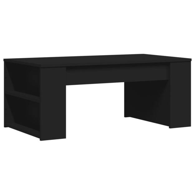 Kavos staliukas, juodos spalvos, 102x55x42cm, apdirbta mediena