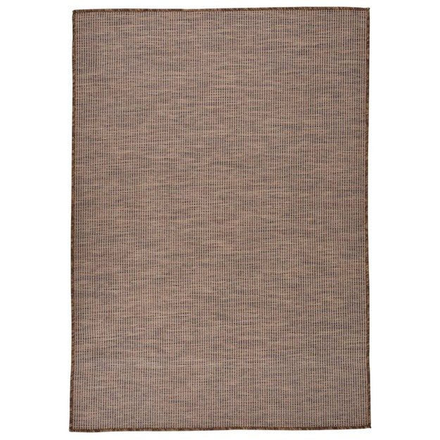 Lauko kilimėlis, rudos spalvos, 160x230cm, plokščio pynimo