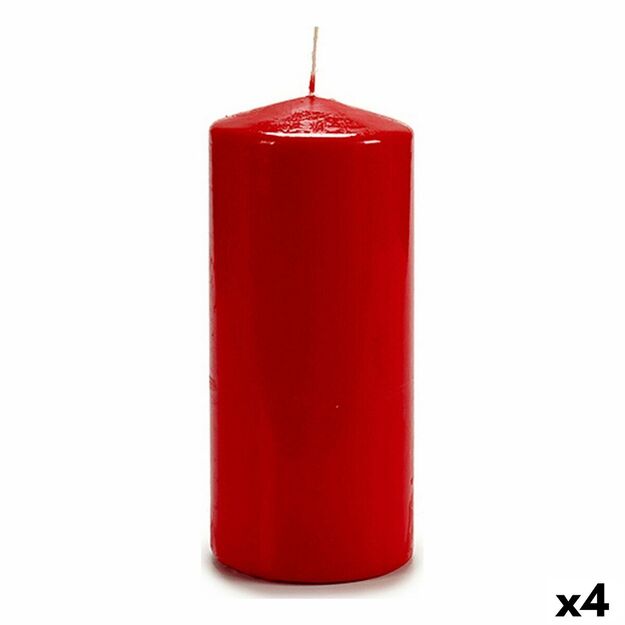 Žvakė Raudona 9 x 20 x 9 cm (4 vnt.)