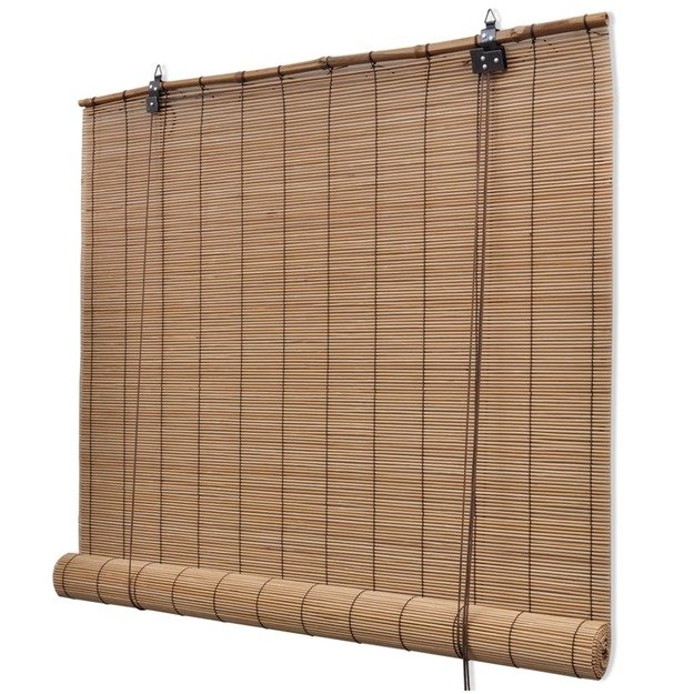 Roletas, rudos spalvos, 150x160cm, bambukas