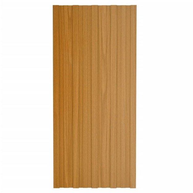 Stogo plokštės, 36vnt., šviesios medienos, 100x45cm, plienas
