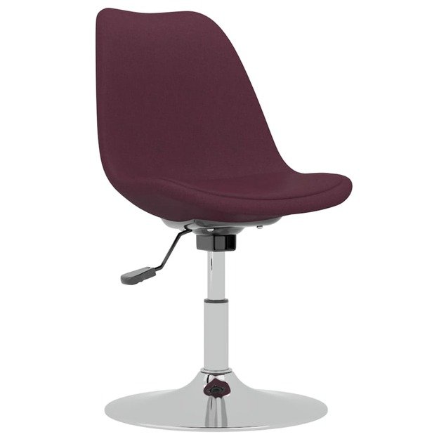 Pasukamos valgomojo kėdės, 2vnt., violetinės spalvos, audinys