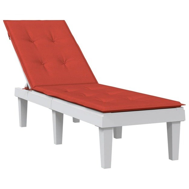Terasos kėdės pagalvėlė, raudona, (75+105)x50x3cm, audinys