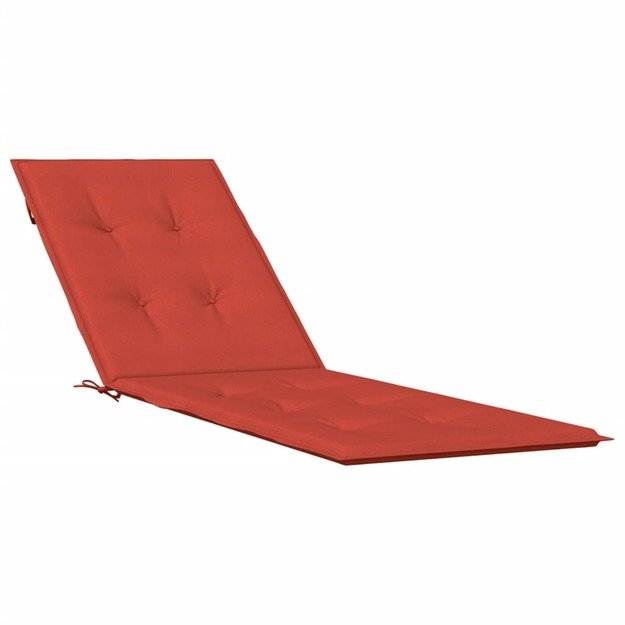 Terasos kėdės pagalvėlė, raudona, (75+105)x50x3cm, audinys