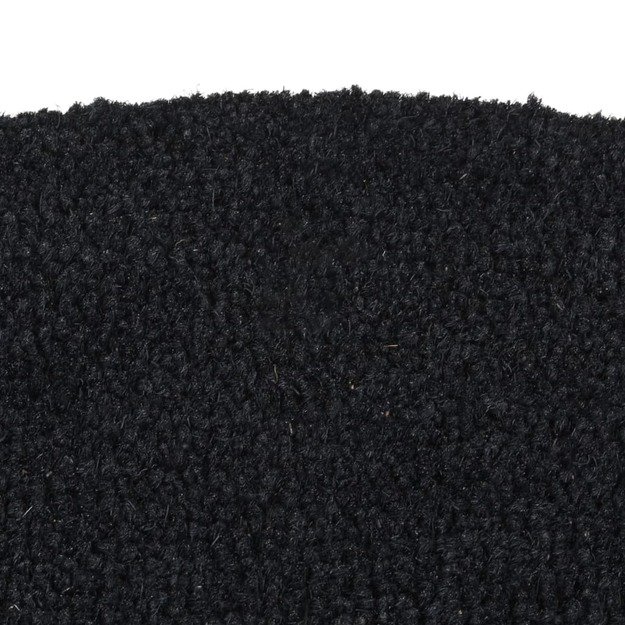Durų kilimėlis, juodas, 60x90cm, kuokštuotas kokoso pluoštas