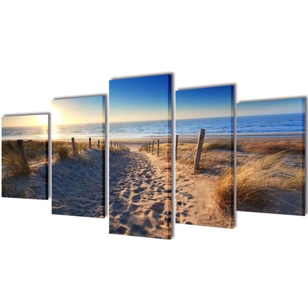 Fotopaveikslas  paplūdimys  ant drobės 200 x 100 cm