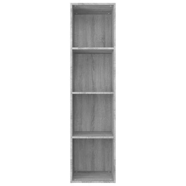 Knygų/televizoriaus spintelė, pilka, 36x30x143cm, mediena