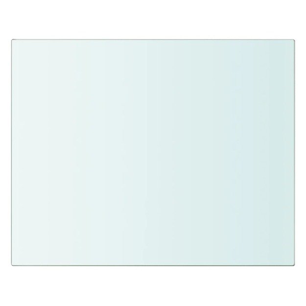Lentynos, 2vnt., skaidrios, 20x20cm, stiklo plokštė (243804x2)