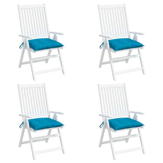 Palečių pagalvėlės, 4vnt., šviesiai mėlynos, 50x50x7cm, audinys