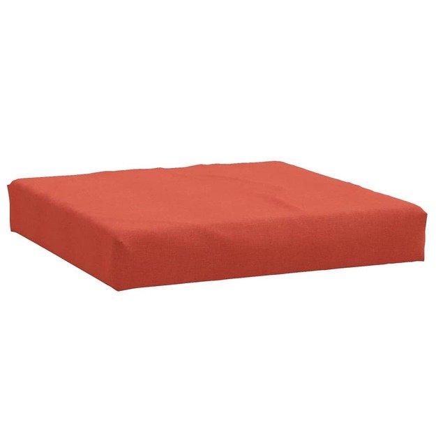 Paletės pagalvėlė, raudonos mišinys, 60x60x10cm, audinys
