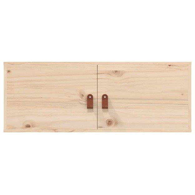 Sieninė spintelė, 80x30x30cm, pušies medienos masyvas