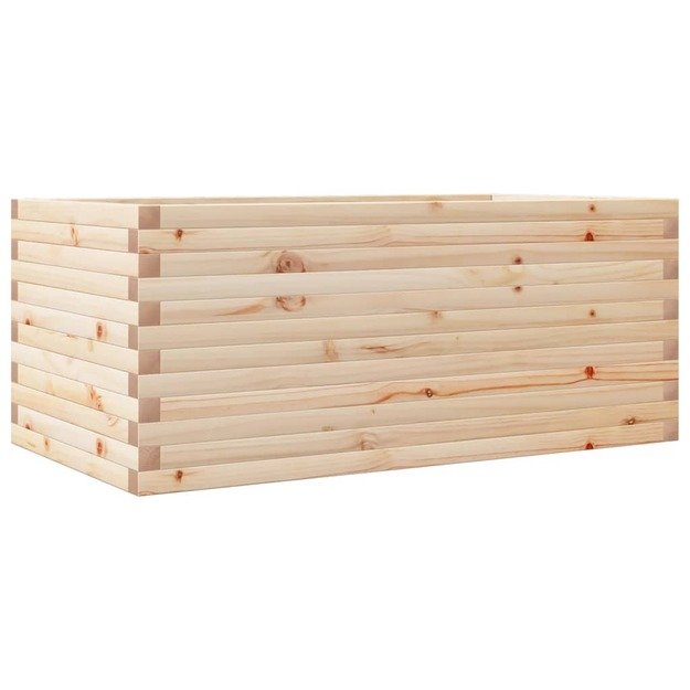 Sodo lovelis, 110x60x45,5cm, pušies medienos masyvas