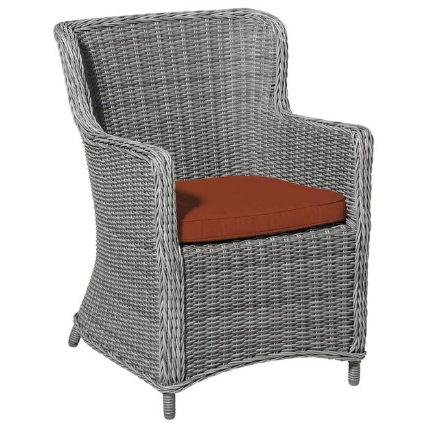 Madison sėdynės pagalvėlė pintai sodo kėdei panama, terakota, 48x48cm