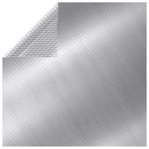 Baseino uždangalas, sidabrinės spalvos, 488x244cm, pe