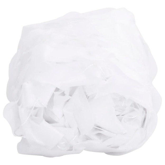 Kamufliažinis tinklas su krepšiu, baltos spalvos, 706x140cm