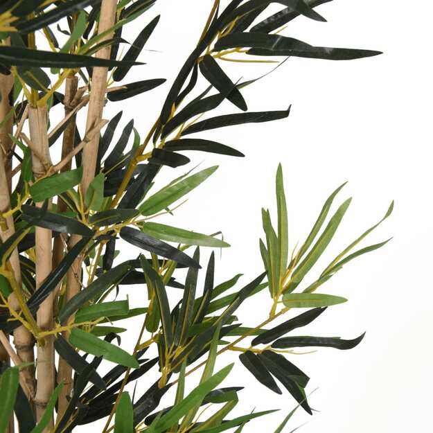 Dirbtinis bambukas, žalios spalvos, 80cm, 368 lapai