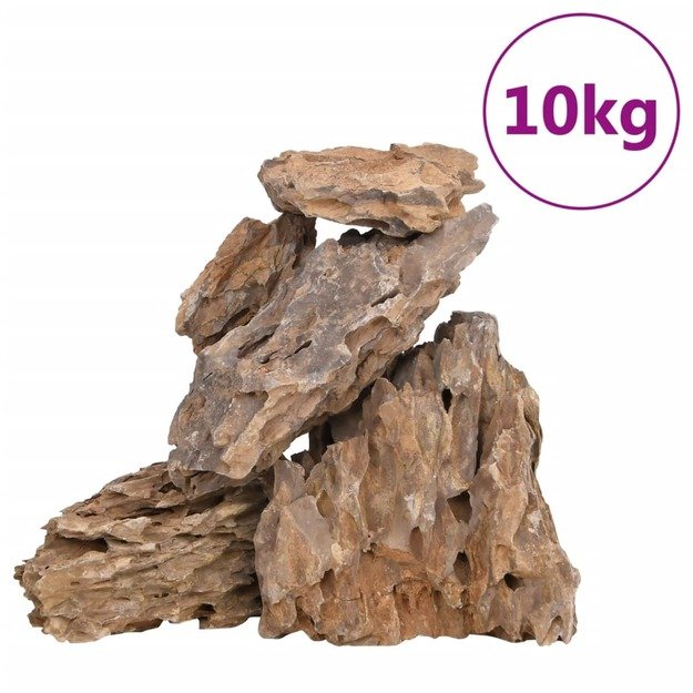 Drakono akmenys, įvairių spalvų, 10kg, 10–30cm