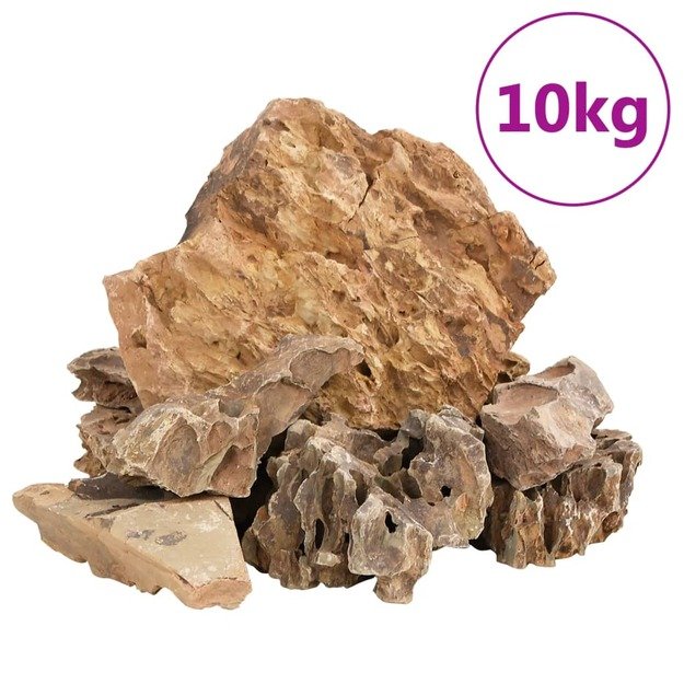 Drakono akmenys, rudos spalvos, 10kg, 5–30cm