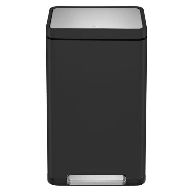 Eko Šiukšliadėžė su pedalu x-cube, juodos spalvos, 30l